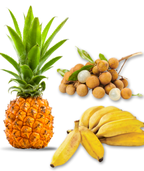 Longanis-banane-ananas
